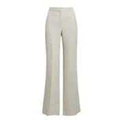 Flared Linen Trousers
