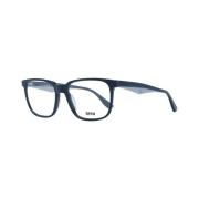 Blå Rektangulære Plastoptiske Briller