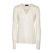 Hvid Sweater GIROCOLLO ML