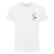 Snoopy Heart Broderet Bomuld T-shirt