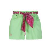 Fluorescerende Grøn Denim Candy Shorts