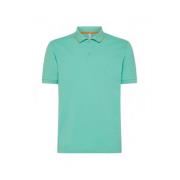 Slim Profil Polo Shirt Grøn Aqua