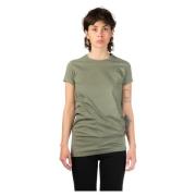 Grøn Bomuld T-Shirt Basic Level