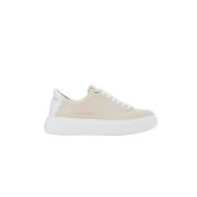 Beige White London Kvinder Sneakers