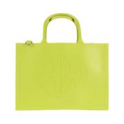 Grøn Syntetisk Håndtaske til Kvinder