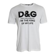 King Print Bomuld Crewneck T-shirt