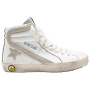 Hvid Grøn Slide Sneakers