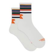 Italienske bomuldskorte sokker