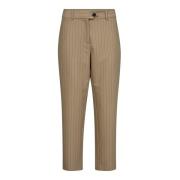 Beige Pin Cig Pant