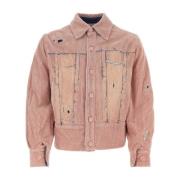 Stilfuld Pink Corduroy Jakke