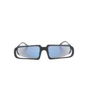 Blå Sort Abstrakt Link Briller