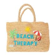 Raffia Beach Therapy Taske Beige