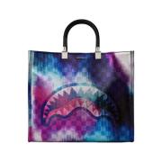 Farverig Unisex Shopper Taske