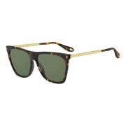Stilfulde solbriller med grønne linser