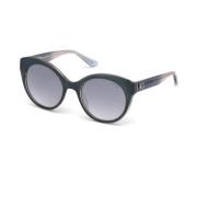 Glitrende Blå Pink Solbriller