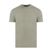 Neutral Viscose Cotton T-Shirt