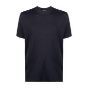 Blå Crew-neck T-shirt og Polo