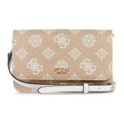 Loralee Mini Crossbody Taske Beige Hvid