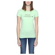Stilfuld Grøn Print T-shirt til Kvinder