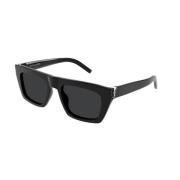 Sorte solbriller med sorte linser