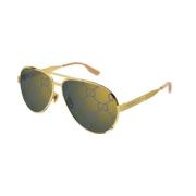 Guld Blå Solbriller GG1513S Stil