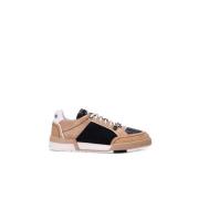 Lav-top Logo Sneakers - Beige/Sort