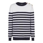 Stribet kashmir jumper