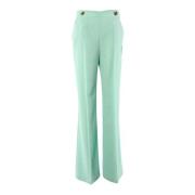 Grøn Pantalon 98% Polyester 2% Elastan
