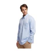 Milano Slim-fit Non-iron Skjorte, Pinpoint, Button-Down Krave