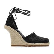 Plunge' Wedge Espadrilles