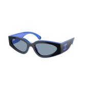 Stilfulde Sorte Blå Solbriller