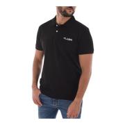 Sort Bomuld Polo Shirt Kort Ærme