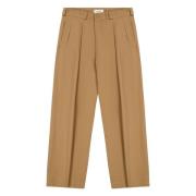 Straight Leg Pants with Front Pleats