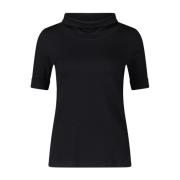 Sporty Turtleneck Shirt med Neon Striber