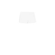 Hvide Shorts med Store Forlommer