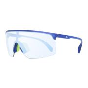 Blå Mono-Linse Solbriller med Fotochromatisk & Spejleffekt