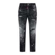 Sort Krystal Slim Fit Jeans