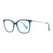 Blå Firkantede Optiske Briller til Kvinder