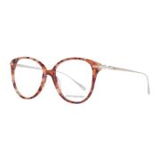 Orange Runde Optiske Briller til Kvinder