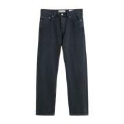 Sort Bomuld Jeans med Klassisk Design