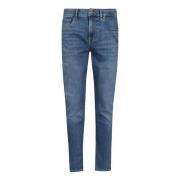 Lys Blå Slimmy Tapered Jeans