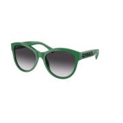Grønne solbriller med grå gradientlinser