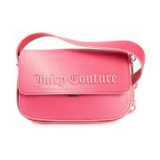 Pink Shaded Flap Taske