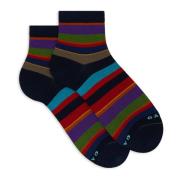 Italienske ultralette korte sokker med strikmønster