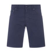 Blå Denim Bermuda Shorts