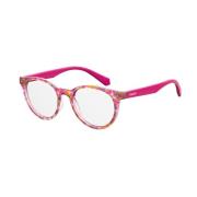 Plastikstel Briller i Havana Pink