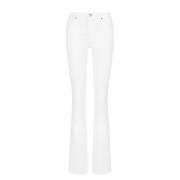 Optisk Hvid Denim Jeans