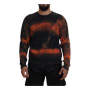 Tie Dye Bomuld Pullover Sweater