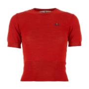 Rød Uld T-shirt