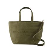 Khaki Bomuld Shopper Taske